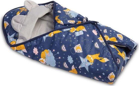 Sensillo Otulacz do fotelika velvet granatowy Liski