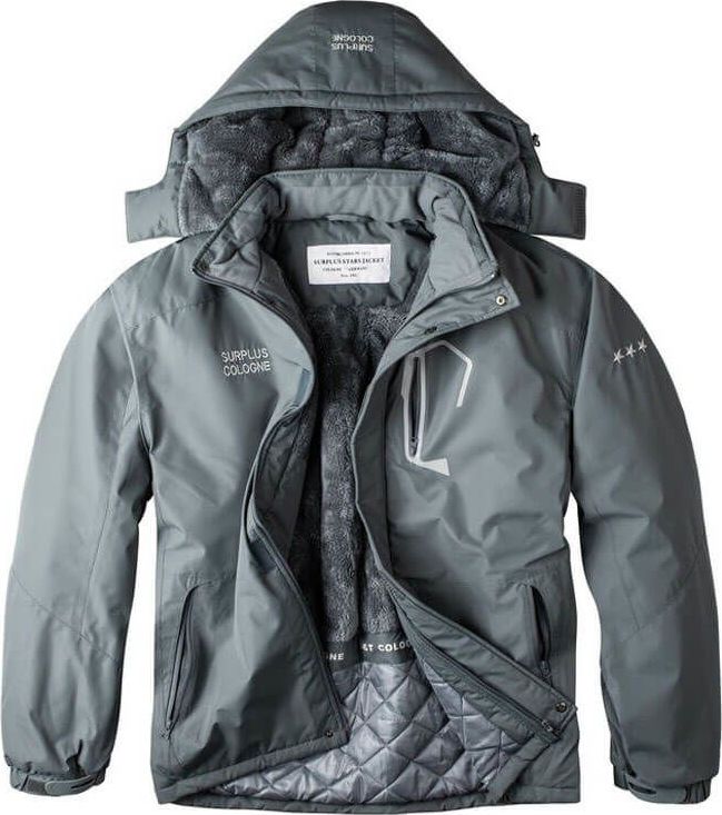 Kurtka męska Surplus Stars szara r. 4XL