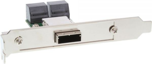 InLine SAS śledź SFF-8088 - wewn. 4x SATA, PCI + 50p Centronics (27654I)