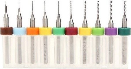 3DUV Zestaw Wierteł do Czyszczenia Dysz Drukarek FDM 0.1-1mm Modelarksich