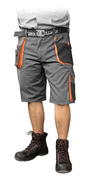 Leber&Hollman Spodnie ochronne do pasa ForMen krótkie XXL grafitowe