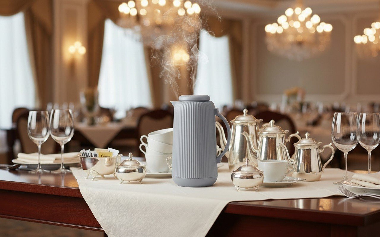 Termos konferencyjny 920 ml Andrea szary