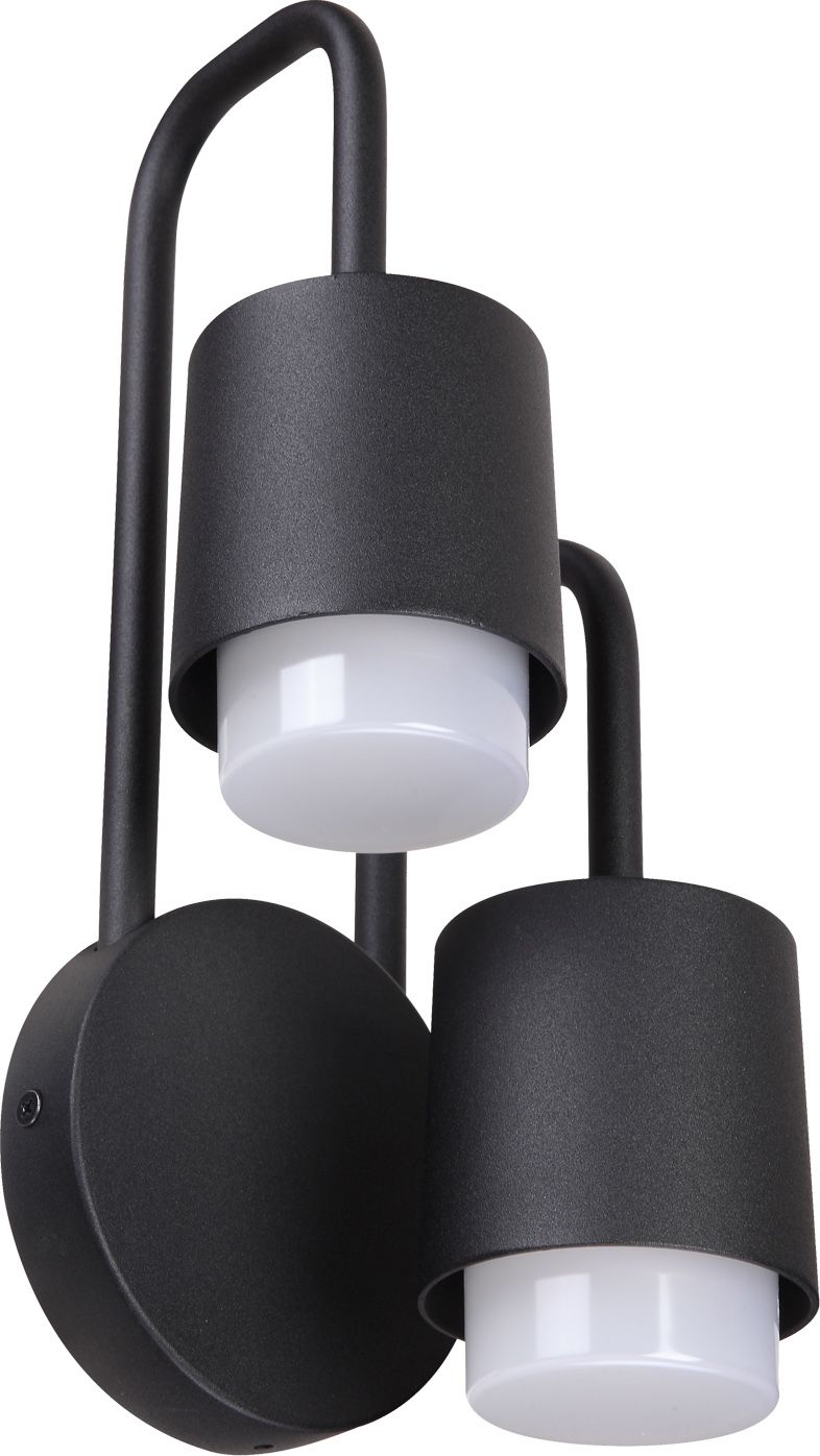 Kinkiet Italux Kinkiet zewnętrzny czarny Italux Sorano LED C49-2/BK-9