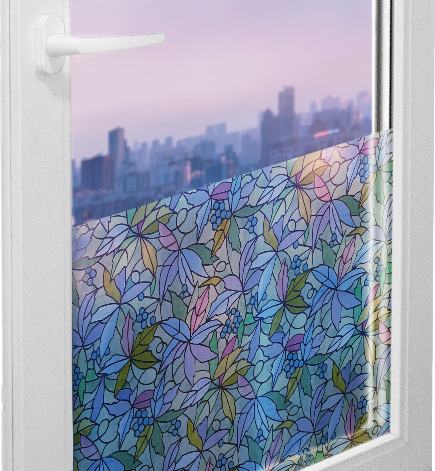 Gekkofix Folia Okleina Okienna Szyby Samoprzylepna JARZĘBINA 90x50 R14