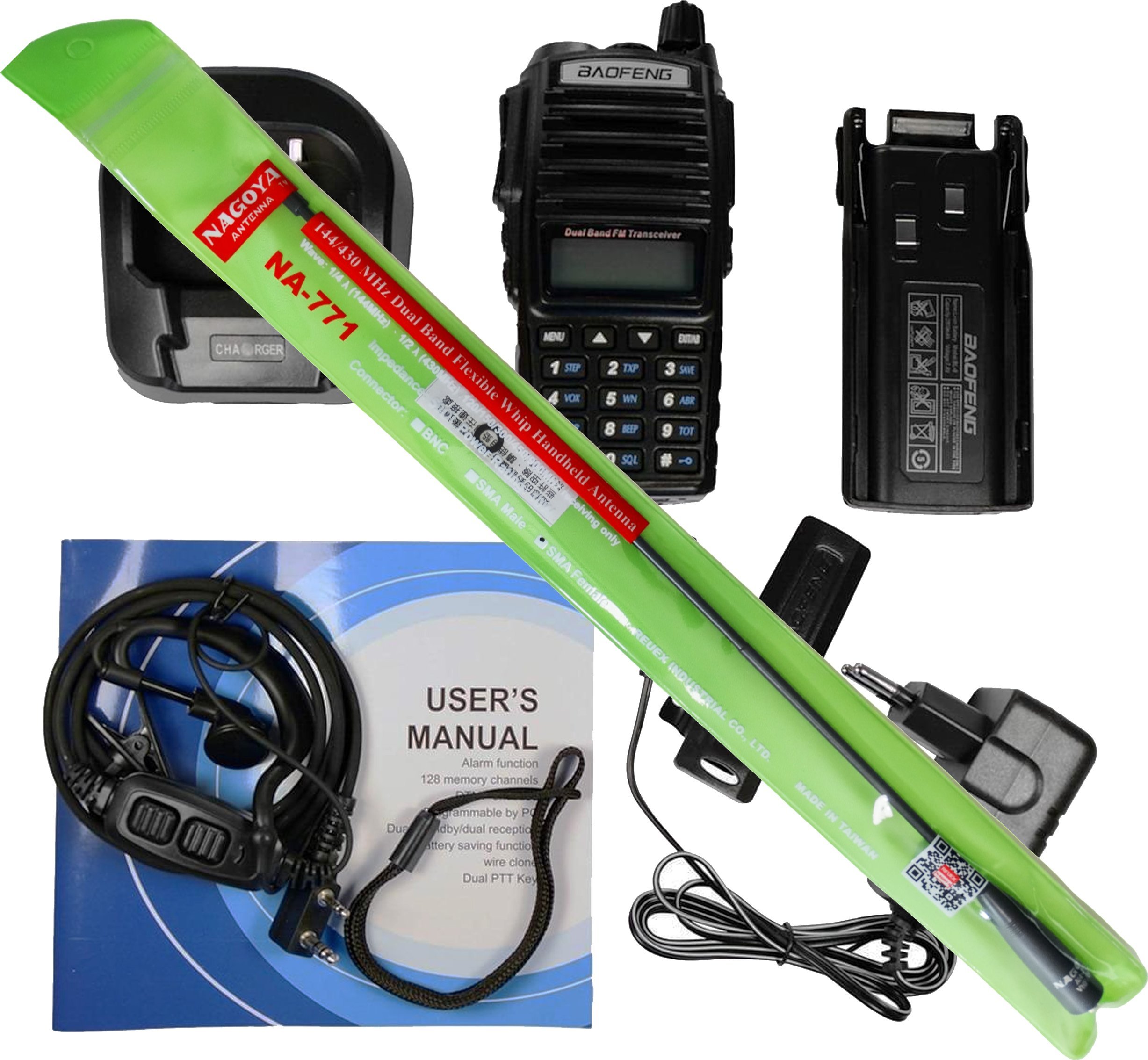 HamRadioShop Baofeng UV-82 8W + Nagoya NA-771 SMA-F