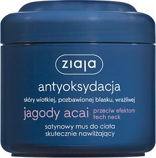 Ziaja Acai Satynowy mus do ciała skutecznie nawilżający 200ml