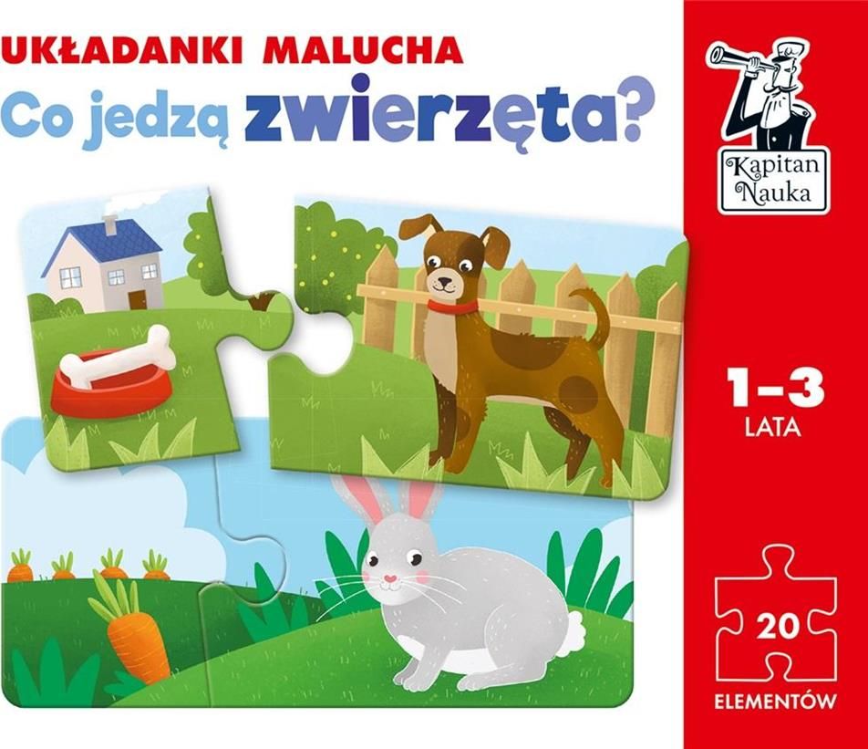 Kapitan Nauka Kapitan Nauka. Co jedzą zwierzęta? Układanki..