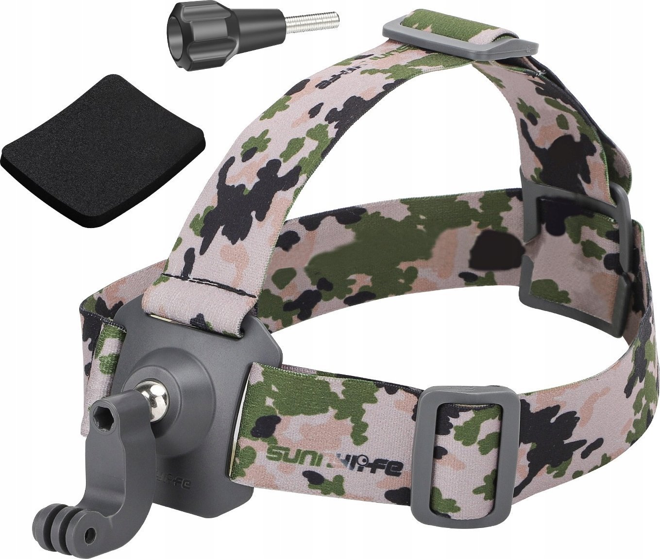 SunnyLife Head Mount Uchwyt Opaska Mocowanie Na Głowę + Głowica Kulowa 3d Do Kamer Gopro Sjcam Xiaomi Dji Insta360 / Td672-m