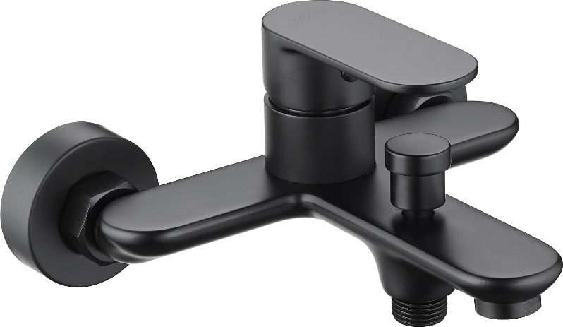 Bateria wannowa Mexen Milo ścienne czarny