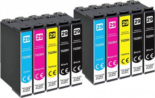Tusz Epson 10x Tusz Do Epson T2991-2994 15ml CMYK
