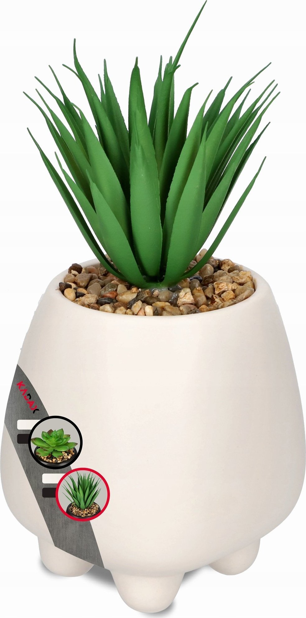 Kadax SZTUCZNA ROŚLINA SUKULENT KWIAT OZDOBNY 10,5 CM