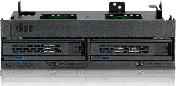 Kieszeń Icy Dock 2x 2.5" SAS/SATA + Slim ODD 5.25" Slot ExpressCage (MB732SPO-B)