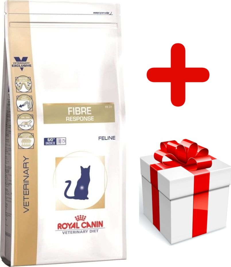 Royal Canin ROYAL CANIN Fibre Response FR 31 4kg + niespodzianka dla kota GRATIS!