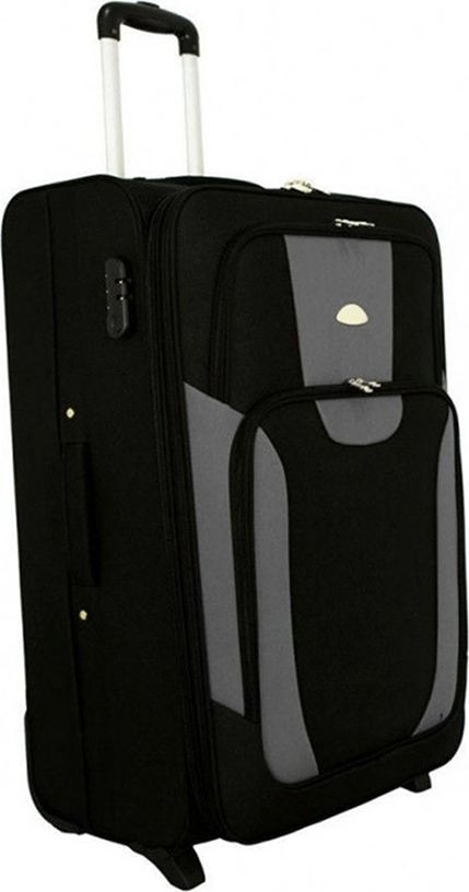 Pellucci RGL 1003 S Walizka kabinowa czarno-szara