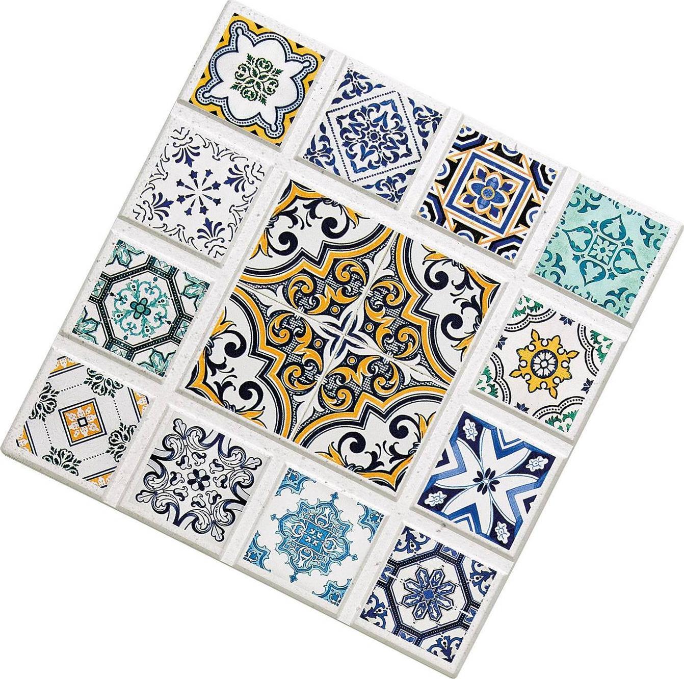 Zassenhaus podkładka pod gorące naczynia, ceramika/korek, 20 x 20 cm, romb