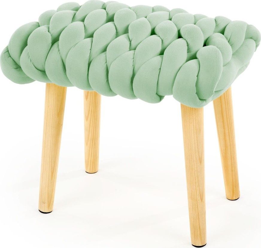 Halmar Taboret YETI 37x27 jasnozielony