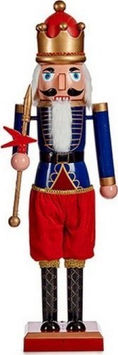 Krist+ Figurka Dekoracyjna Czerwony Niebieski Cascanueces Plastikowy (16,5 x 60 x 13,5 cm)