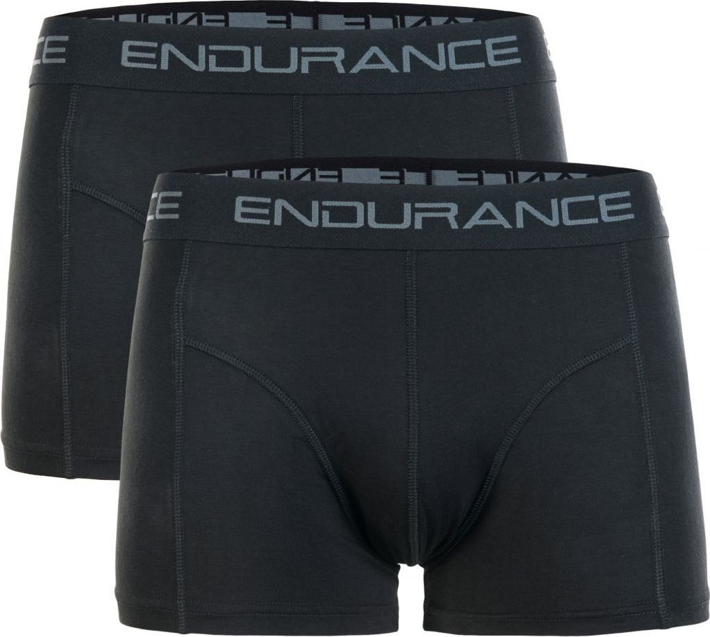 Endurance Bokserki męskie Endurance Brighton 2-pack Czarny S (E161270-1001S)