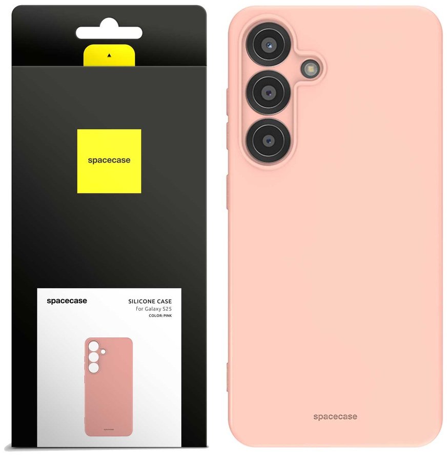 SpaceCase Etui Silicone Case 3.0 Galaxy S25 pink standard