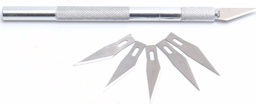 MicroSpareparts Mobile Skalpel z zestawem ostrzy (MOBX-TOOLS-025)