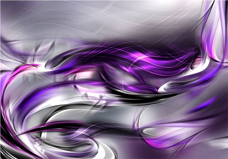 DecoNest Fototapeta - Purpurowe zawirowania - 300X210