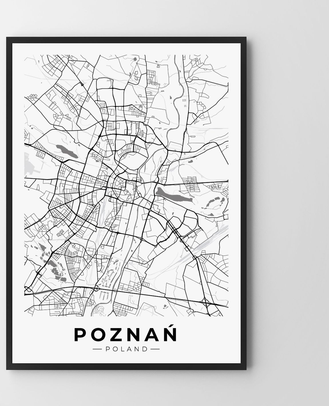 Hog Studio Poznań mapa (A3 (29.7x42cm))