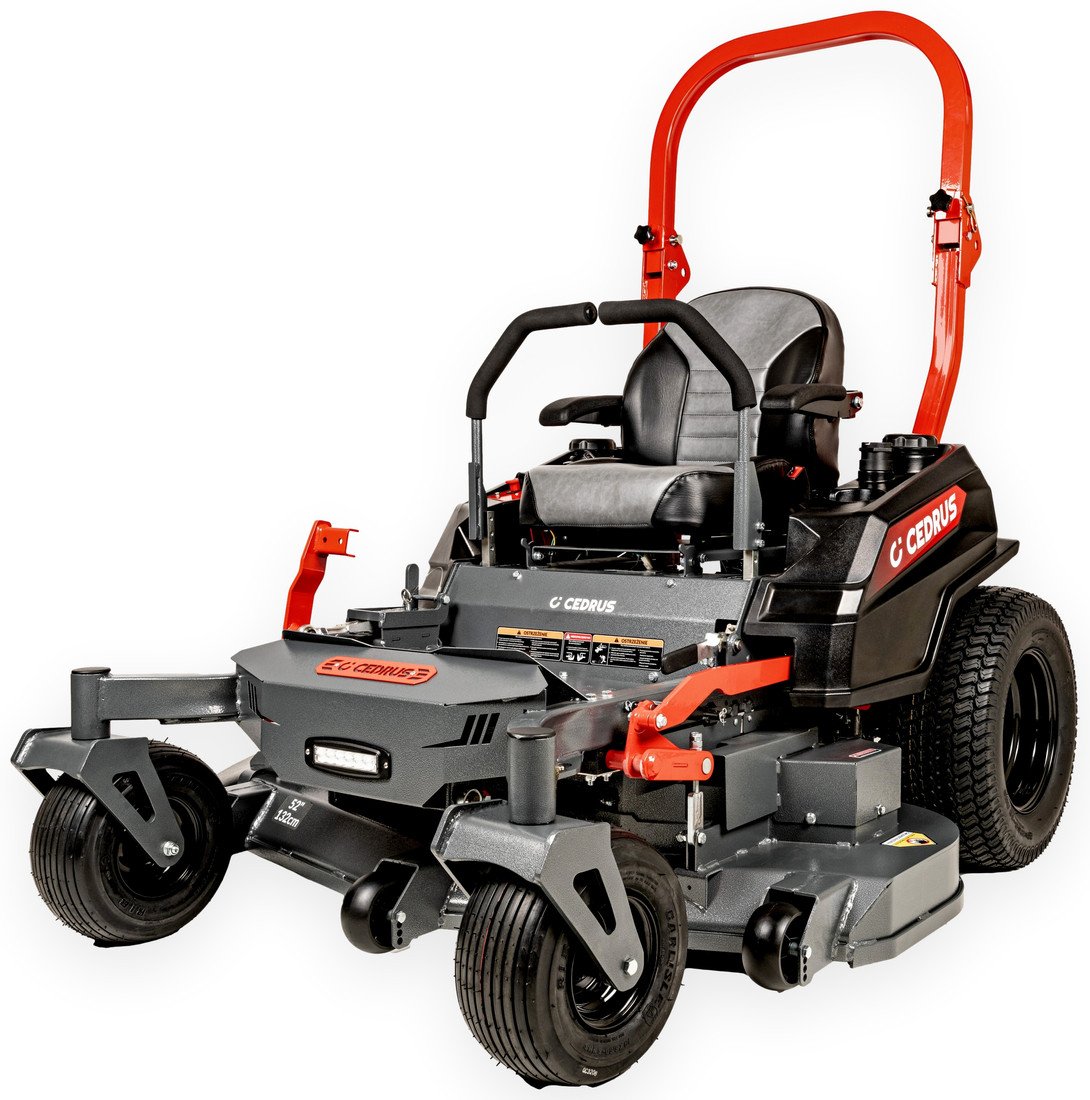 Traktorek Cedrus C-Trac Z132 52 Zero-Skręt Traktorek Ogrodowy Kosiarka Samojezdna Spalinowa Do Trawy Zero Turn 132Cm 27Km Loncin Lc2P82F V-Twin Dwa Cy