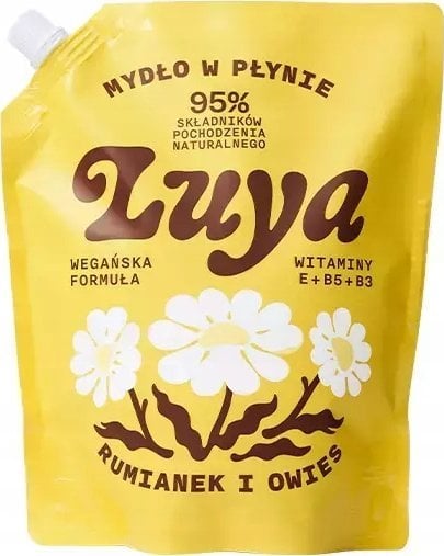 LUYA_Mydło do rąk w płynie Rumianek i Owies refill 800ml
