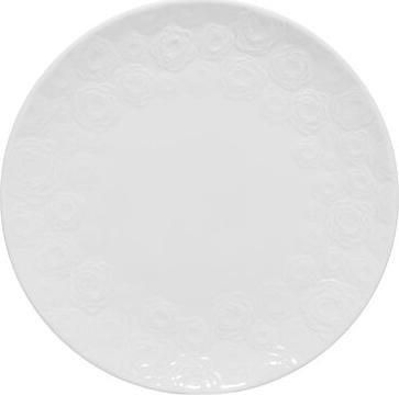 DUKA Talerz śniadaniowy różyczki DUKA SARA 21 cm porcelana