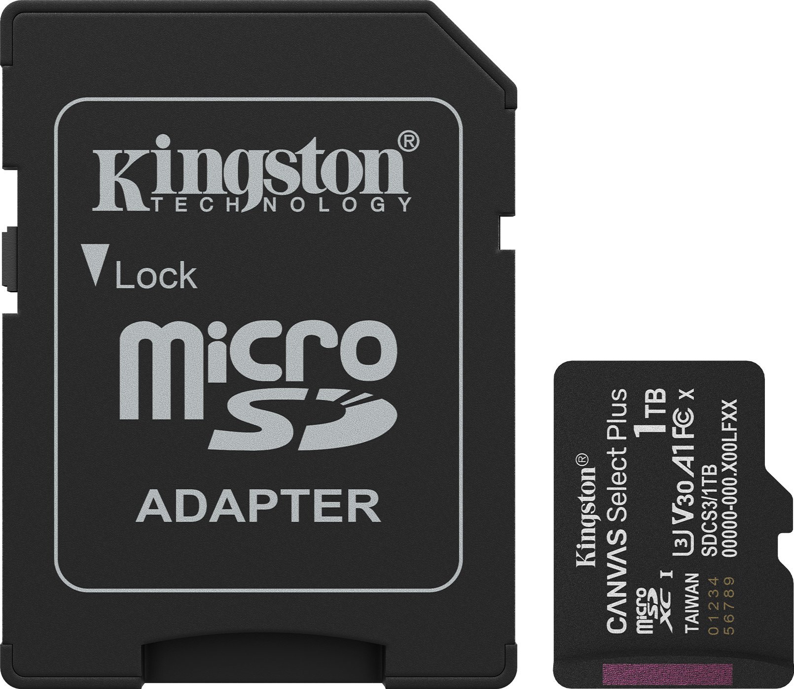 Kingston Technology Canvas Select Plus Gen3 1 TB MicroSDXC UHS-I Klasa 10
