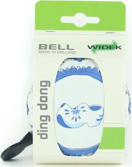 Widek Dzwonek rowerowy WIDEK DING DONG DELFT BLUE wooden shoe matowy 1szt. (NEW)