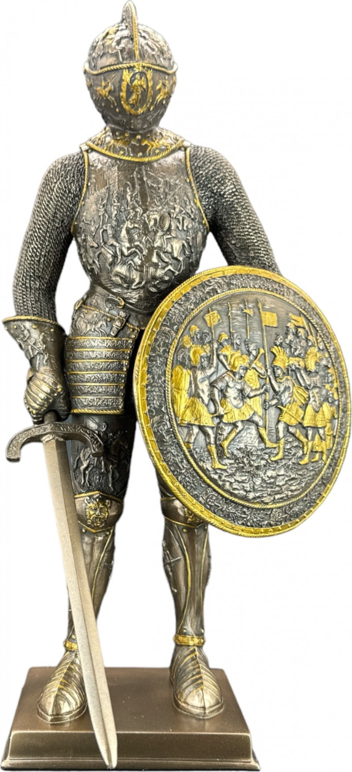 Figurka Veronese Rycerz W Grawerowanej Zbroi Veronese (wu72053a4)