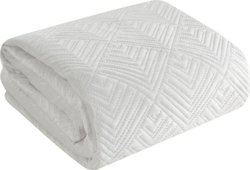 Eurofirany Narzuta 280 x 260 Eurofirany Velvet Blanca2A Biała