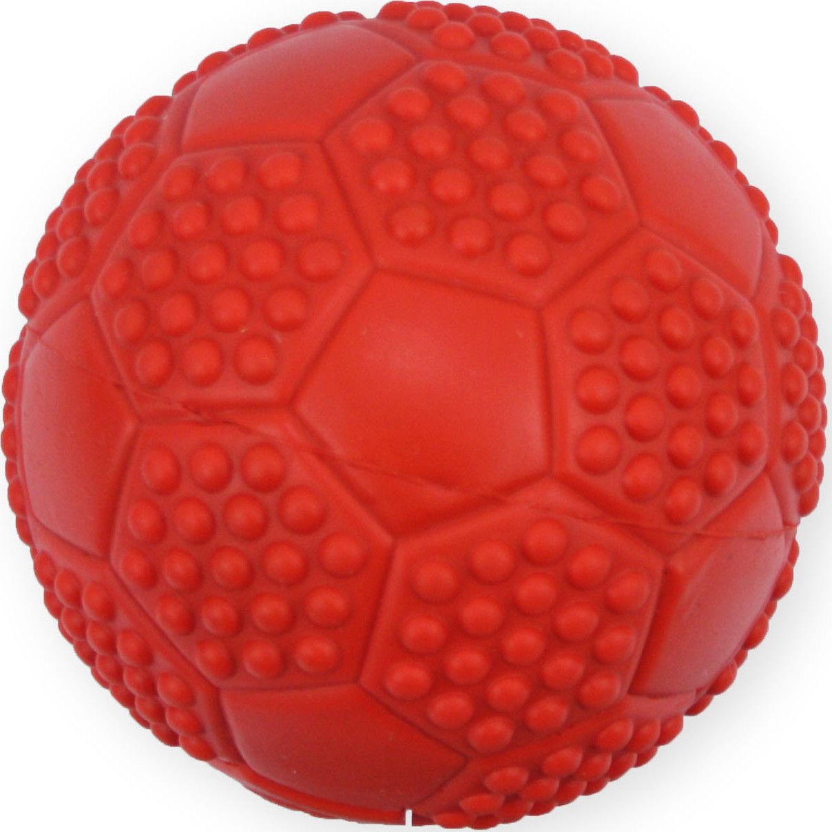 Aqua Nova PETNOVA PILKA FUTBOLOWA 7CM CZERW,AROMAT WANILIA RUB-SOCCERBALL-RE 3246