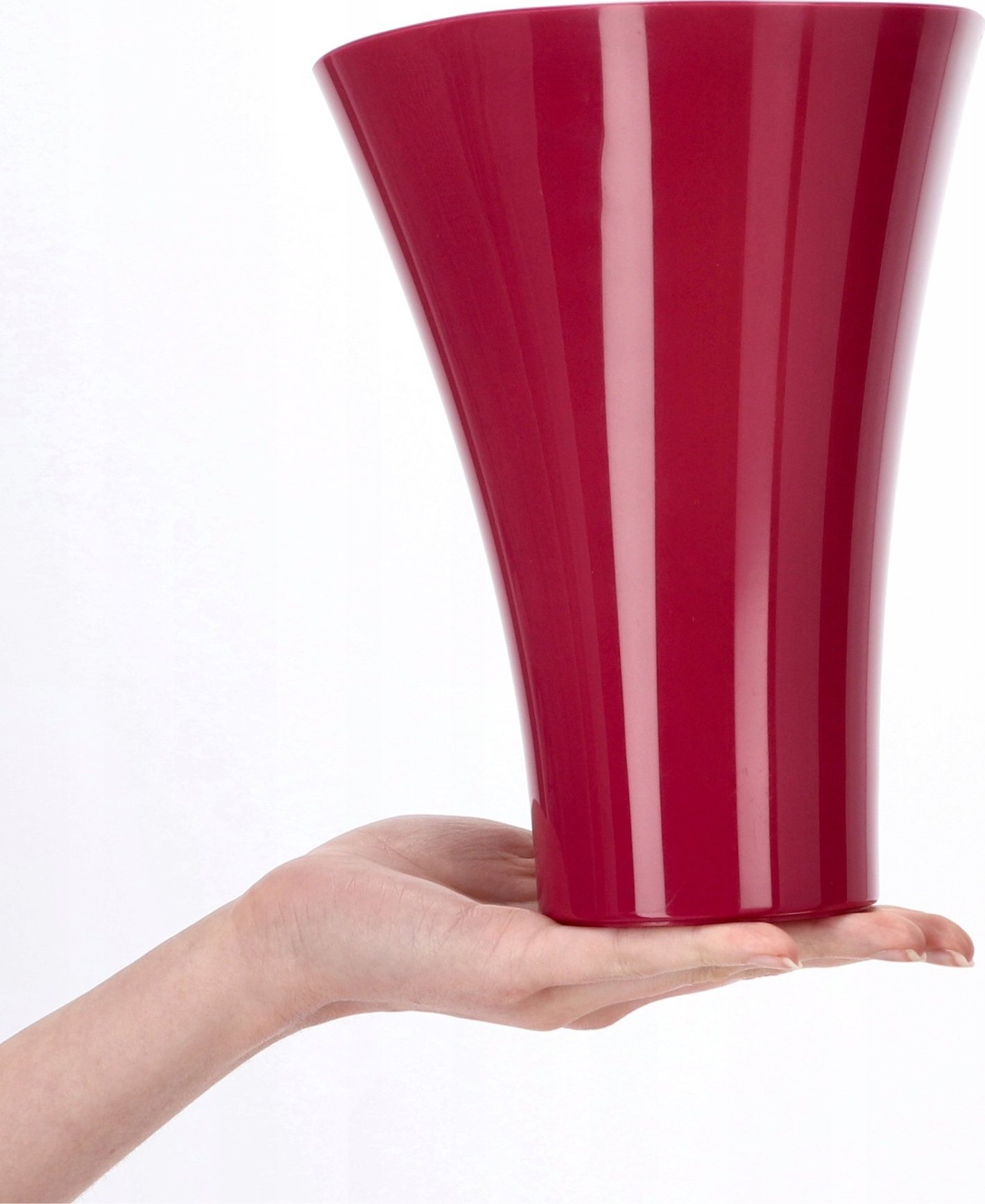 Kadax Doniczka Osłonka Na Kwiaty Wewnątrz Amarant 17 cm