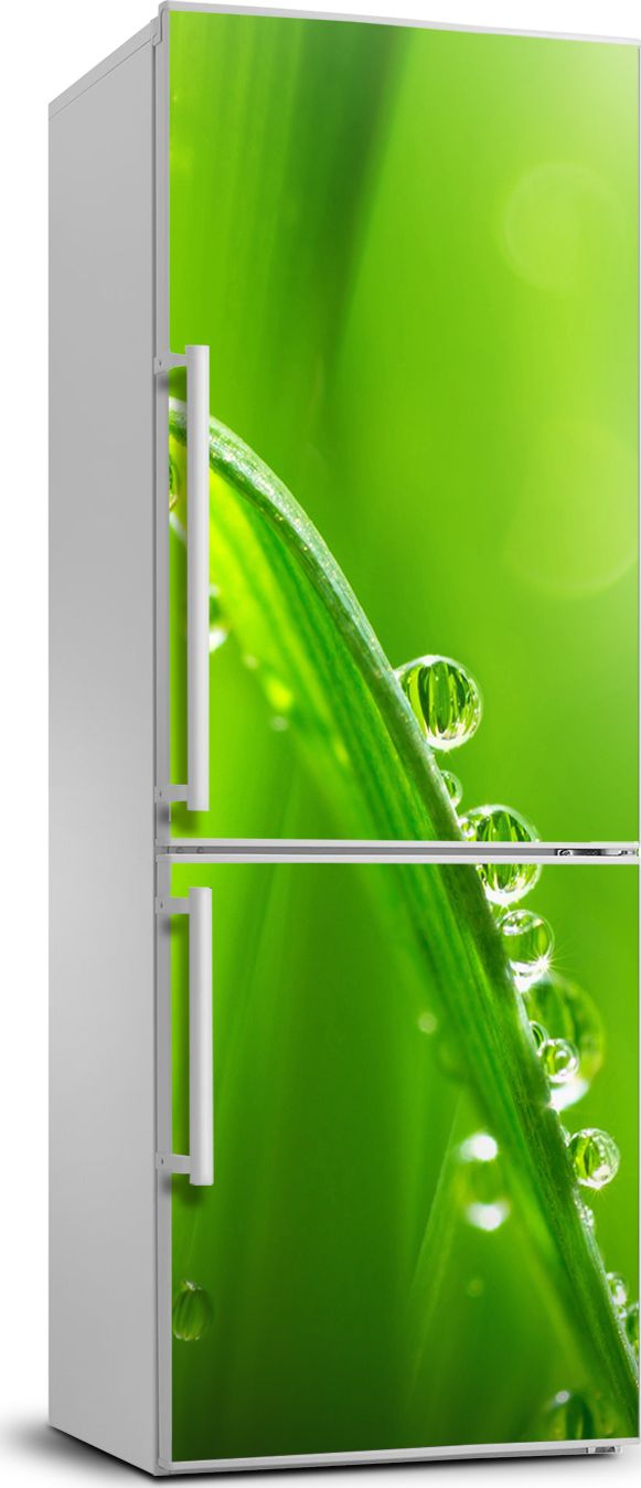 Tulup Naklejka samoprzylepna na lodówkę 70x190 cm Źdźbła trawy