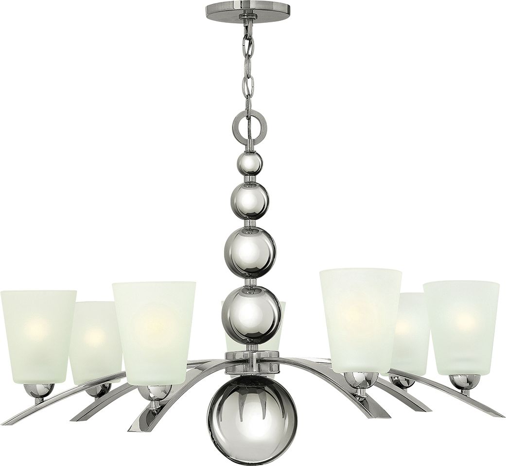 Lampa wisząca Elstead Zelda nowoczesna satynowy (HK-ZELDA7-PN)