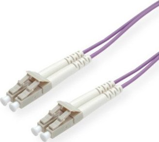 Roline ROLINE LWL- Cable 50/125µm OM4, LC/LC, violet 1m (21.15.8751)