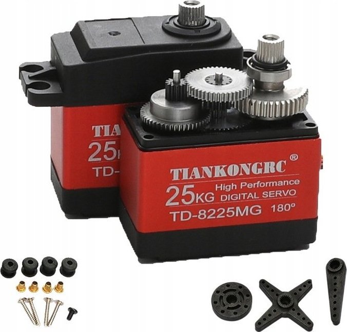 OEM SERWO SERWOMECHANIZM 25 KG TD8225MG ANTIBURN