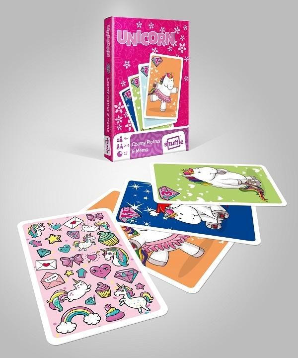 Cartamundi Gra Czarny Piotruś I Memo Unicorn