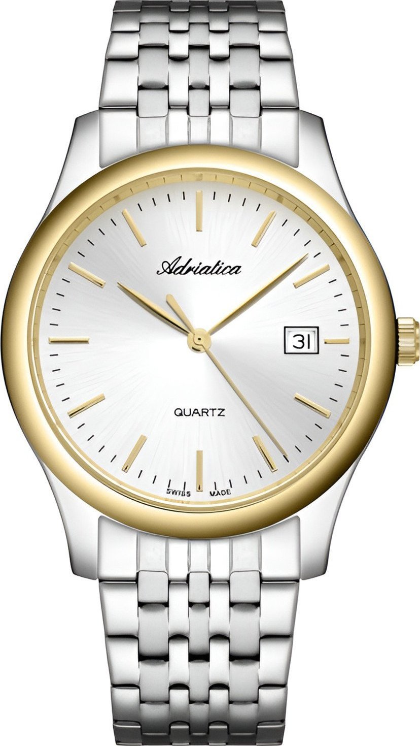 Zegarek Adriatica Zegarek męski Adriatica A1024.2113Q srebrny