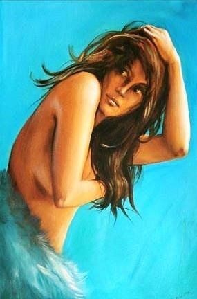 GO-BI Obraz "Akty" ręcznie malowany 60x90cm