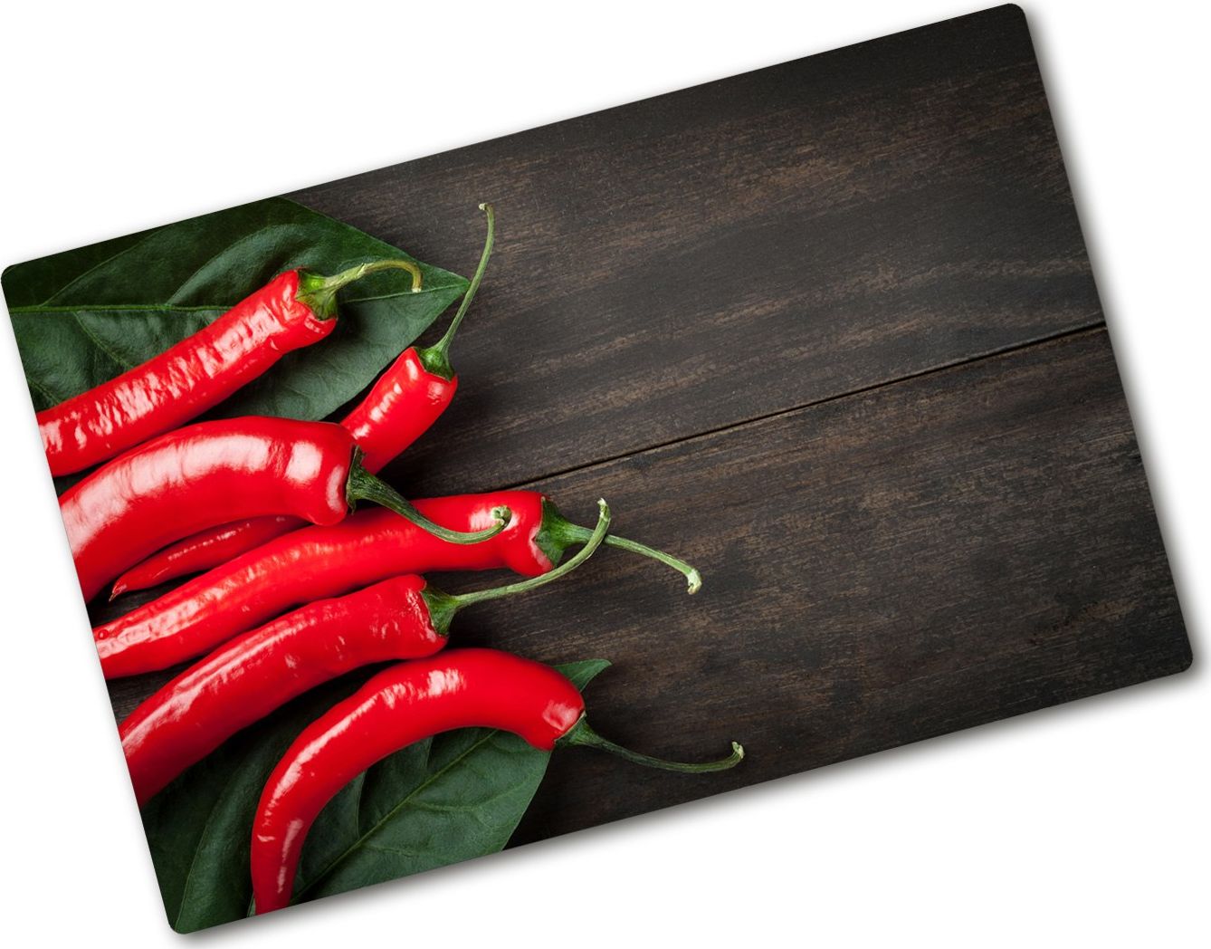 Deska do krojenia Tulup szklana Las ptaki 2 80x52cm