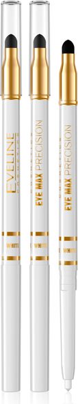 Eveline Eye Max Precision Kredka automatyczna z gąbką White 1szt