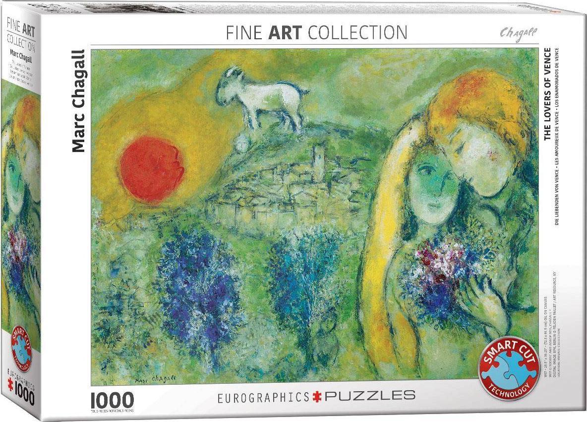 Eurographics Puzzle 1000 Kochankowie w Wenecji, Marc Chagall