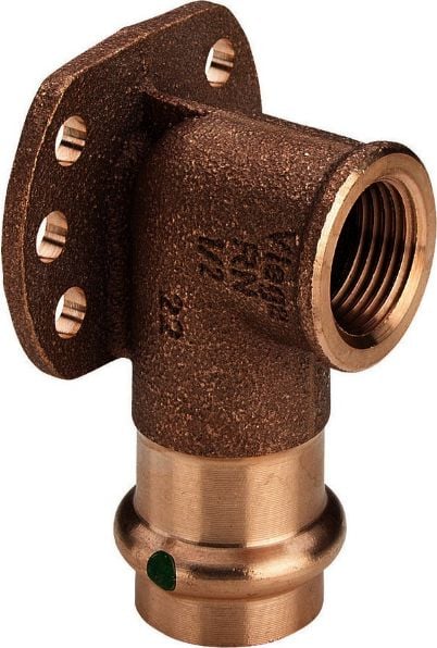 Viega Kolano naścienne 12mm x 1/2" brąz (291 013)