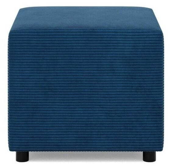 Adams Group Pufa do siedzenia BLOM sztruksowy, 51x51x40 cm, granatowy
