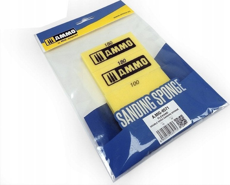 Vallejo Ammo: Sanding Sponge - Flexand Double Sided Sanding Sponge (4)
