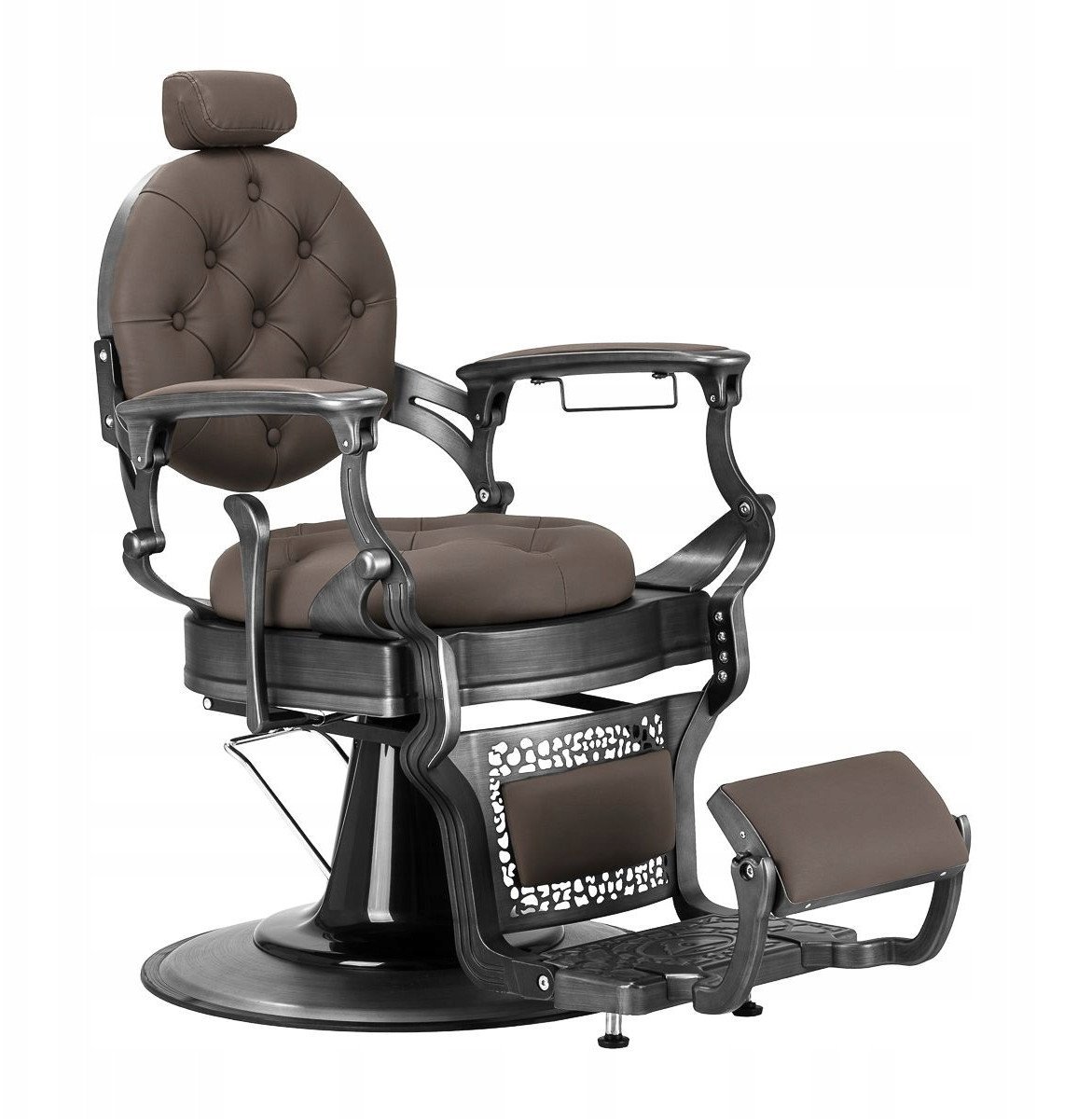 Gabbiano fotel barberski Niccolo brązowy