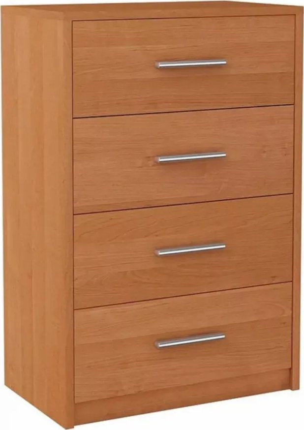 Elior Klasyczna komoda z szufladami olcha - Migres 3X